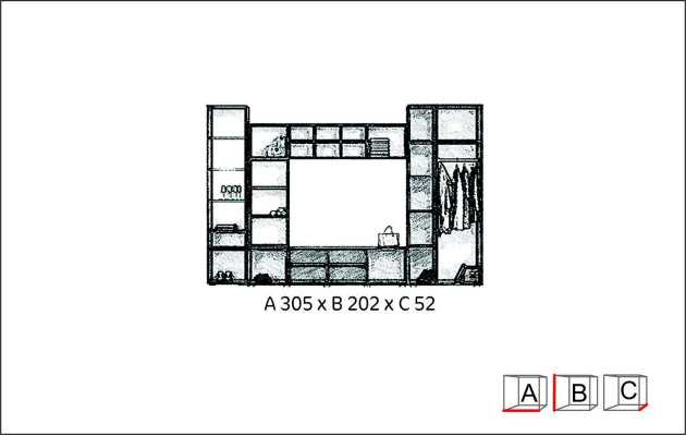 Estantería de pared para sala de estar, armario de TV, armarios de pared, estante de madera, muebles de sala de estar nuevos.