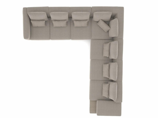 Sala de estar, muebles de lujo, sofá esquinero en forma de L, muebles tapizados, sofá, diván.