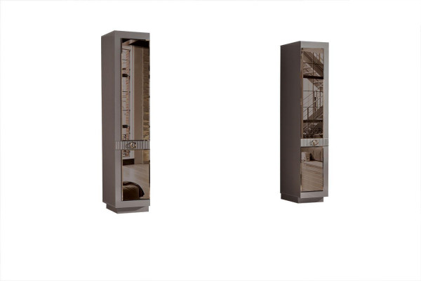 Armario de ropa Elegante Armario de lujo Moderno Beige Muebles de dormitorio