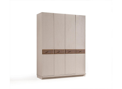 Elegante armario de lujo moderno para el dormitorio con estilo.