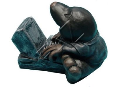 Diseño de figura de topo estatua de jardín escultura figuras decorativas esculturas c194