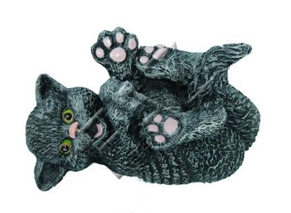 Diseño de figura de gato estatua de jardín escultura figuras esculturas decoración C331 nueva.