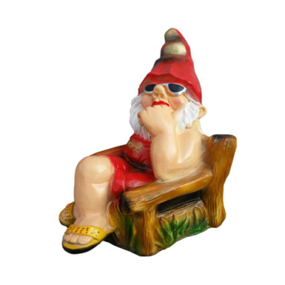 Casa de jardín Estatua de figura de decoración de casa de jardín Figura de esculturas Enanos Decoraciones hechas a mano K13