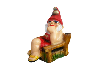 Casa de jardín Estatua de figura de decoración de casa de jardín Figura de esculturas Enanos Decoraciones hechas a mano K13