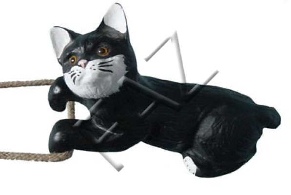 Diseño Gato Figura Jardín Estatua Escultura Figuras Esculturas Decoración C346 Nuevo