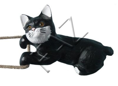 Diseño Gato Figura Jardín Estatua Escultura Figuras Esculturas Decoración C346 Nuevo