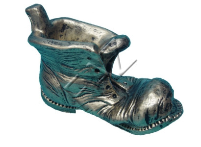 Jarrón florero florero deco maceta zapato decoración jardín noble macetas nuevo.