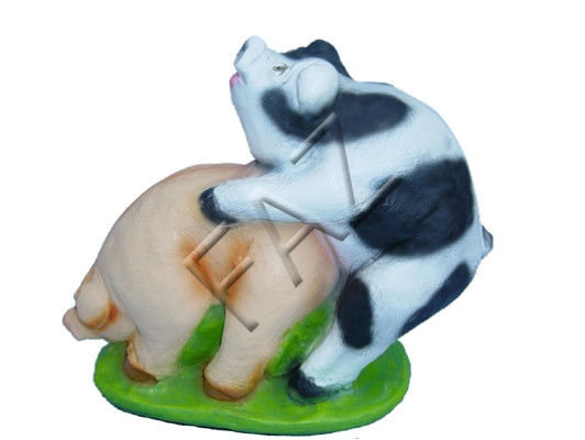 Diseño de cerdo figura estatua escultura de jardín figuras esculturas decoración c48