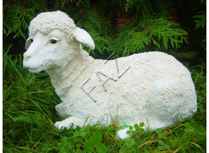 Diseño de oveja acostada figura estatua escultura de jardín decoración de figuras esculturas nuevos