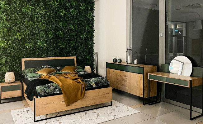 Cómoda marrón Diseño elegante Moderno Muebles Armario Dormitorio Hermoso