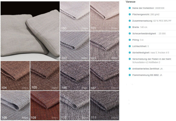 Sofá de diseñador Sofá de esquina Sofá de tela Sofá de sistema Tela Terciopelo Sofá de esquina Sofá SL Sofa 2