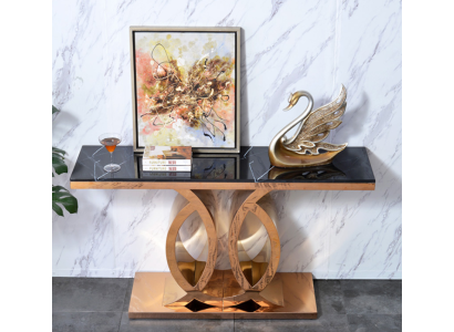 Mesa de consola de diseñador de madera Mesa consola Consolas de lujo
