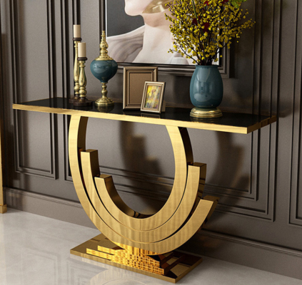 Mesa de consola de diseño de madera, aparador, mesa consola, consolas de lujo