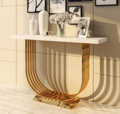 Mesa de consola de metal madera mesa consola consolas aparador