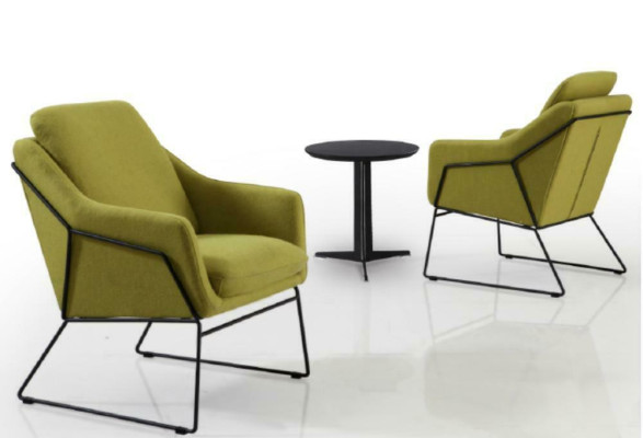 Diseñador Silla Tapizada Sofá de 1 Plaza Moderno Nuevo Sillón para TV