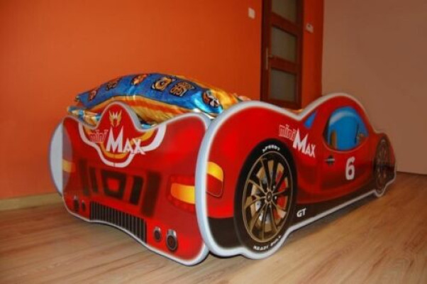 Cama de niño Cama Camas Coche deportivo Vehículo Cama de niño Policía Cama juvenil Sueño