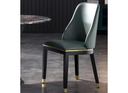 Silla Sillas Diseño Sillón Madera Tapizado Clásico Muebles de comedor de madera maciza