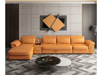 Sofá Sofá Sofá en forma de L Polster Moderno Asiento Relax Lujo Muebles Salón