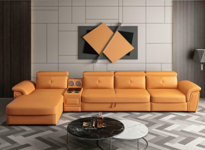 Sofá Sofá Sofá en forma de L Polster Moderno Asiento Relax Lujo Muebles Salón