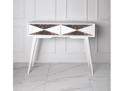 Mesa de consola, mesa, consola, cómoda, mesa auxiliar, madera, diseño moderno de lujo, muebles.