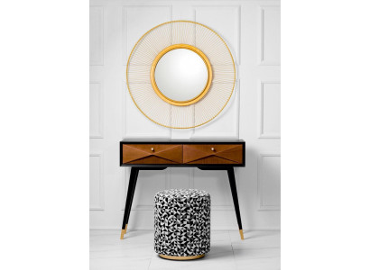 Mesa de consola mesa consola cómoda mesa auxiliar madera moderna lujo marrón diseño