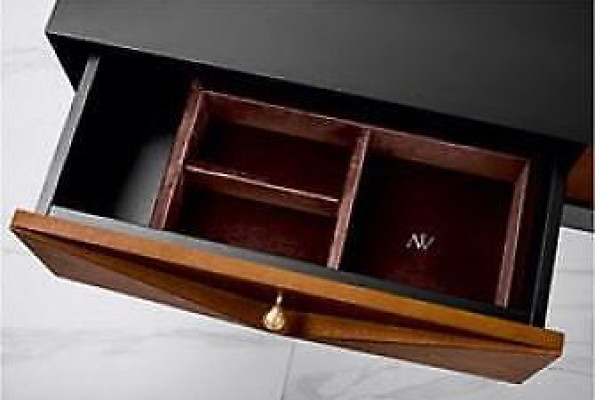 Mesa de consola mesa consola cómoda mesa auxiliar madera moderna lujo marrón diseño