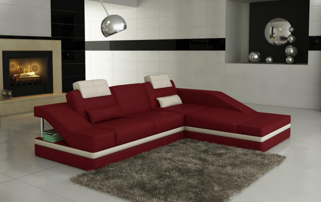 Diseño esquinas acolchadas esquina sofá XXL BigCouch conjunto de sofás de cuero.