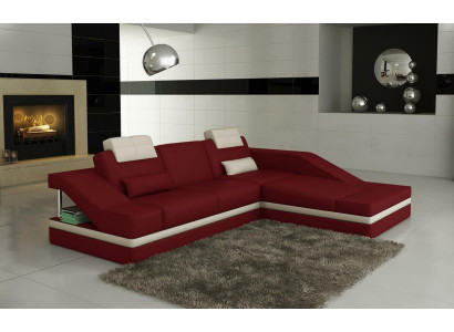Diseño esquinas acolchadas esquina sofá XXL BigCouch conjunto de sofás de cuero.