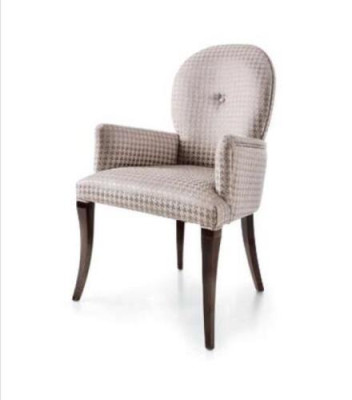 Silla de comedor Silla de comedor Silla Asiento Comedor Sillas Asiento Madera Gris Barroco Lujo