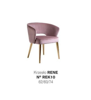 Silla de comedor de lujo Sillón Sillón Asiento 1 Asiento Butaca Tela Comedor Rosa