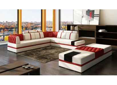 L Form xxl Diseño de salón Esquina grande Sofá esquinero Sofá Sofá Esquina