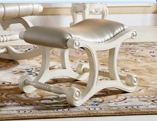 Chesterfield sillón mecedor de estilo barroco, sillón de balancín, silla de cuero de madera maciza.