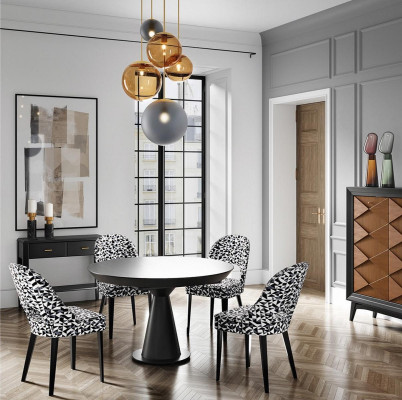 Silla de comedor Silla Sillón Asiento 1 asiento Sillón tela Moderno Comedor Madera