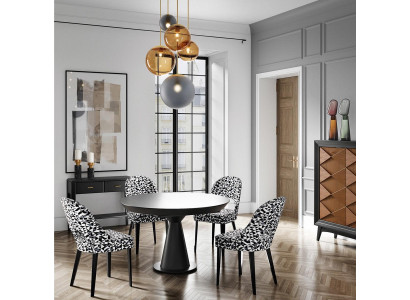 Silla de comedor Silla Sillón Asiento 1 asiento Sillón tela Moderno Comedor Madera