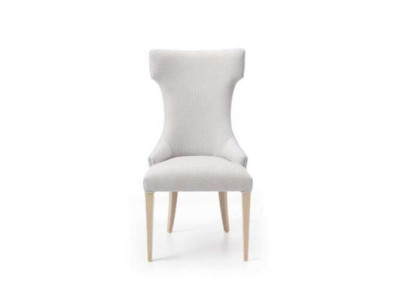 Silla de comedor Silla Butaca Sillón Sillas de comedor Madera Moderno Lujo Gris