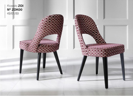 Silla de comedor de lujo, silla de cocina, silla de respaldo de tela para sillas de comedor de madera nueva.