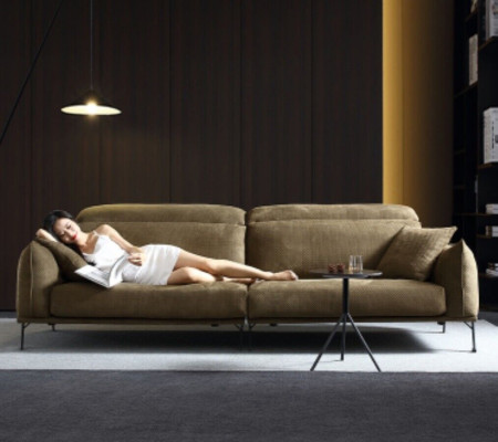 Sofá Tapizado 4 Plazas Textil Big Xxl Sofás de Salón Textil