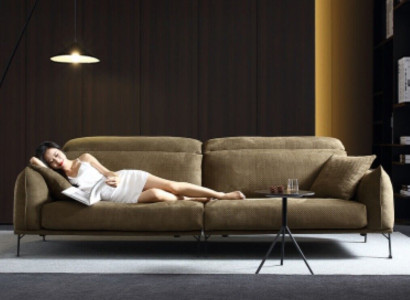 Sofá Tapizado 4 Plazas Textil Big Xxl Sofás de Salón Textil