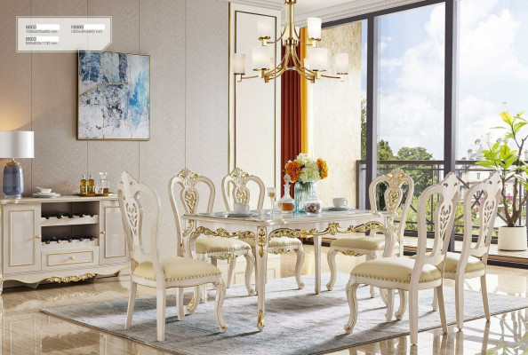 Conjunto de diseño sillas silla grupo 4x Silla Comedor Nuevo Juego de Barroco