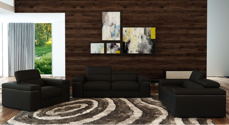 Moderno conjunto de sofá con múltiples funciones, sofá de cuero, conjuntos de sofás 3+2+1.