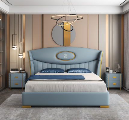 Muebles de diseñador italiano cama doble dormitorio 180x200cm Nuevo Camas