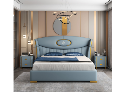 Muebles de diseñador italiano cama doble dormitorio 180x200cm Nuevo Camas