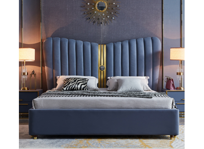 Cama acolchada diseño de lujo Hotel camas 150/180 cm dormitorio doble