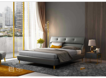 Dormitorio Hotel Camas cama doble Diseño de camas de cuero 180x200cm