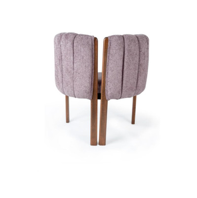Muebles de comedor modernos silla de madera sillas diseño de lujo silla de respaldo de madera tapizada nueva