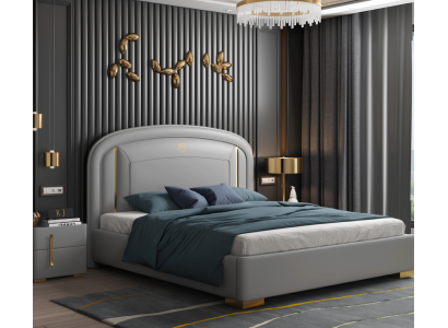 Cama de diseño moderno 180x200 terciopelo metal camas de hotel cama doble matrimonio dormir
