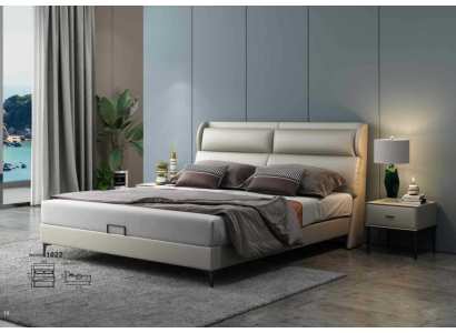Alta calidad Lujo Doble Cama Camas Acolchado Diseño Matrimonial Hotel Cuero Textil Nuevo