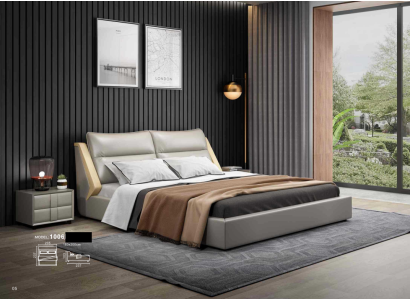 Diseño de cama de lujo de madera para dormitorio, camas de 180x200 cm de hotel.