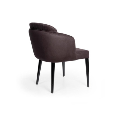 Diseño silla silla tapizada sillas salón madera maciza textil madera sillón nuevo