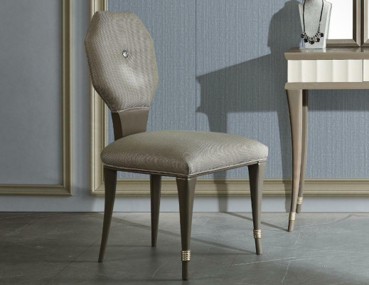 Tocador, cómoda, silla, mesa consola, lujo, madera maciza, 2 piezas.